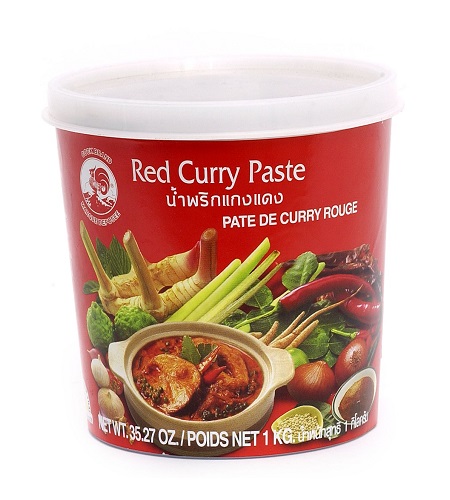 Red curry paste Cock Brand 1 Kg.